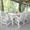 Highwood Usa Hamilton 7pc Rectangular Counter Height Outdoor Patio Furniture Dining Set 72 x 42 AD-ST7HM2CO4BA-WHE - alternate 2